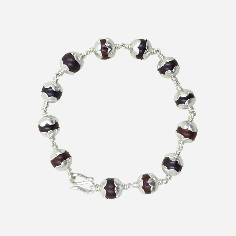 Red deals silver bracelet