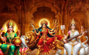 Feminine Energy in Hindu Mythology: Importance of Durga, Lakshmi and Saraswathi