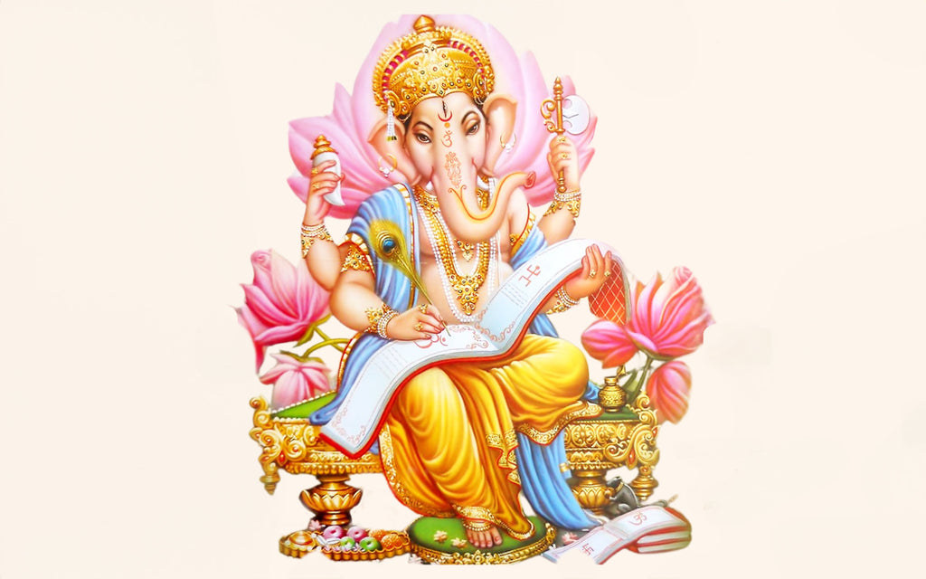 The Divine Scribe: How Lord Ganesha Transcribed the Mahabharata as Sage Vyasa Dictated