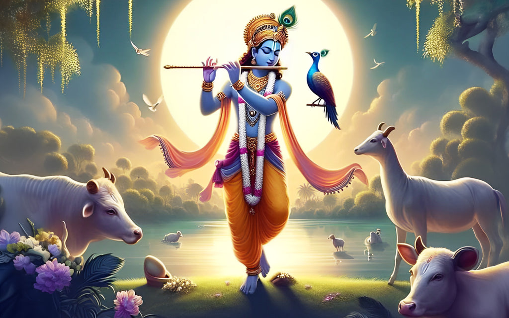 Happy Krishna Janmashtami Wishes Image to share with family and friends