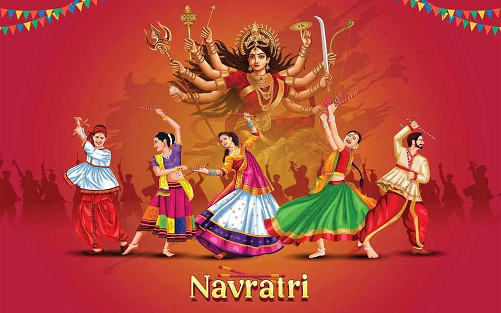 Navratri Wishes Image 2024 to share with family and friends on WhatsApp and Facebook status