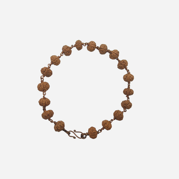 Five face Rudraksha copper Bracelet